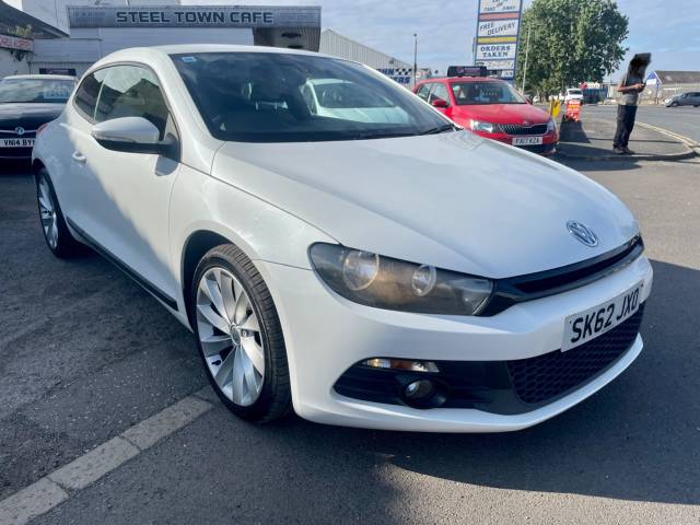 Volkswagen Scirocco 2.0 TDi BlueMotion Tech GT 3dr [Nav/Leather] Coupe Diesel White
